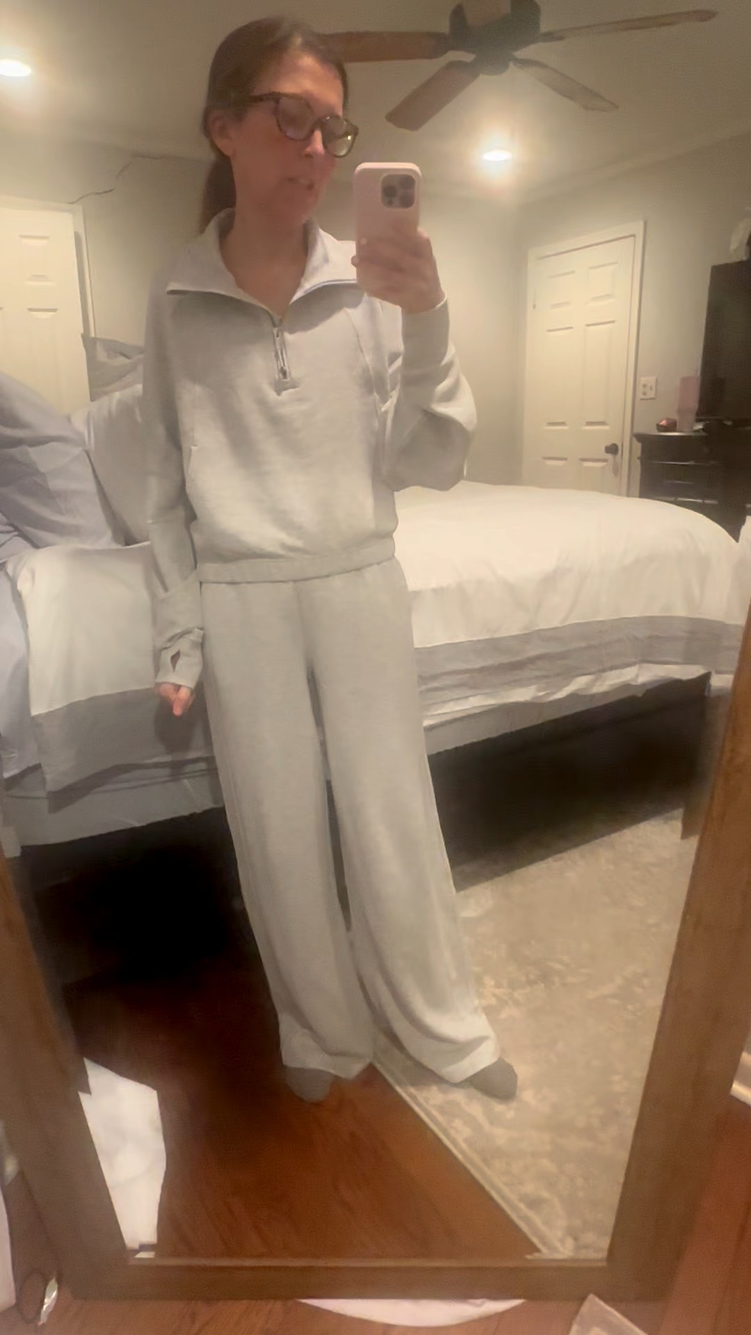 Will be living in this Lululemon Scuba Waffle Knit set in a few weeks! 