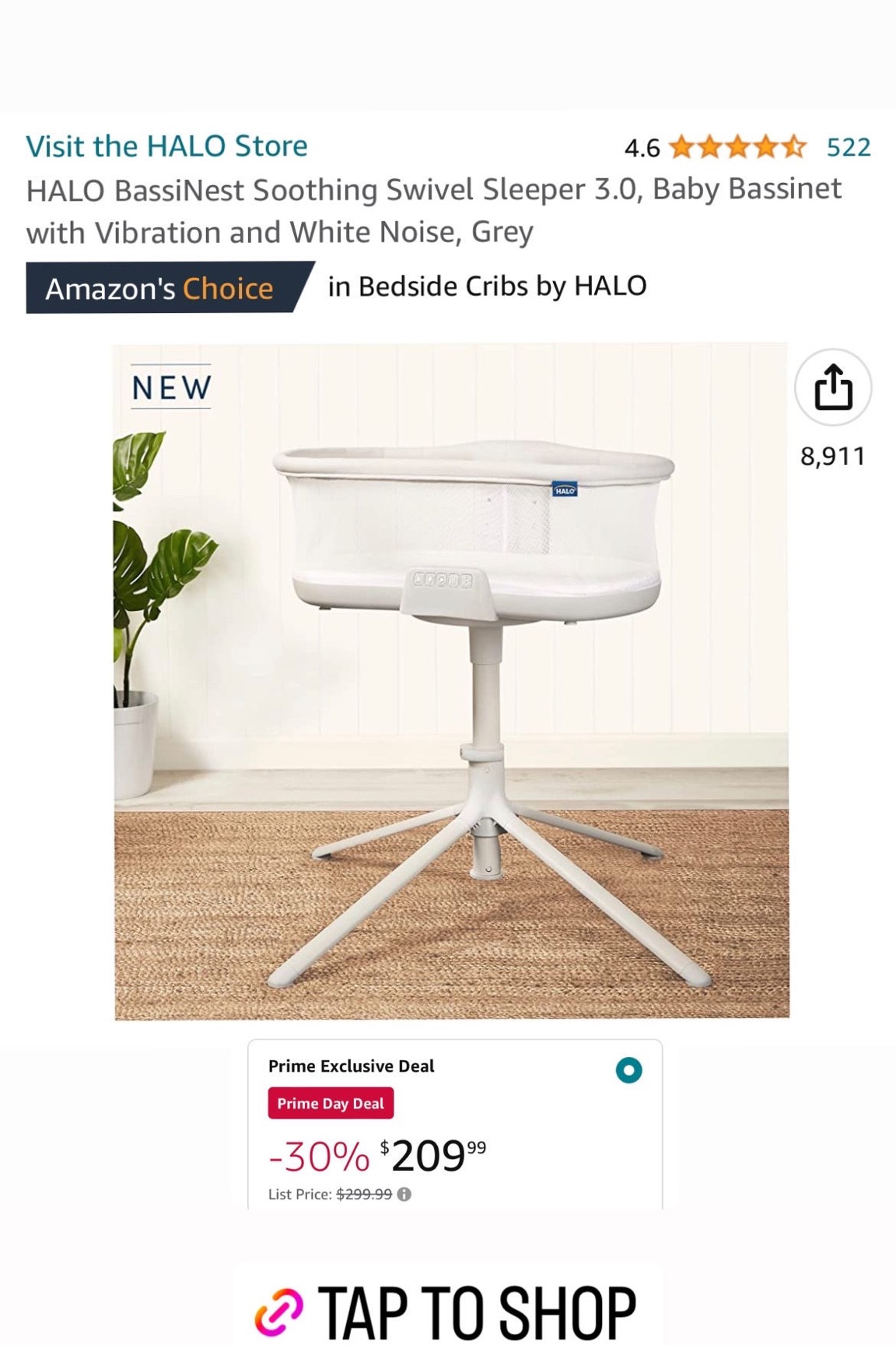 Amazon prime day deal: Halo bassinet with vibrations 

#LTKbaby #LTKsalealert #LTKxPrimeDay