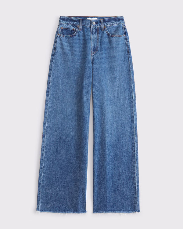 High Rise Wide Leg Jean | Abercrombie & Fitch (US)