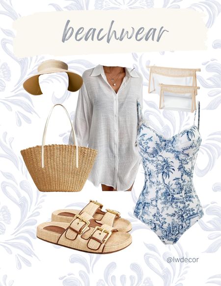 I’ve been really into the toile de jouy print! The beautiful summer-like swimsuit will be perfect for the upcoming summer. Pairing some of my other favorites to complete the beachwear look! Tell me what you get! 

#LTKSeasonal #LTKswim #LTKshoecrush