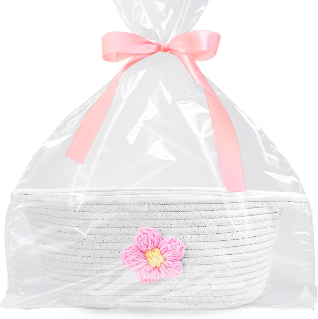 Esme L&H Gift Basket Empty with Bag & Ribbon, Large Capacity Gift Basket,-12"x9"x6", Gift Boo Bas... | Amazon (US)