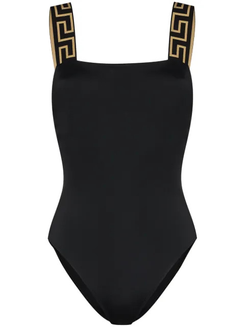 Versace Greca Key Swimsuit - Farfetch | Farfetch Global