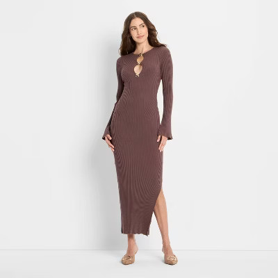Women's Ribbed Maxi Dress - Future Collective | Target