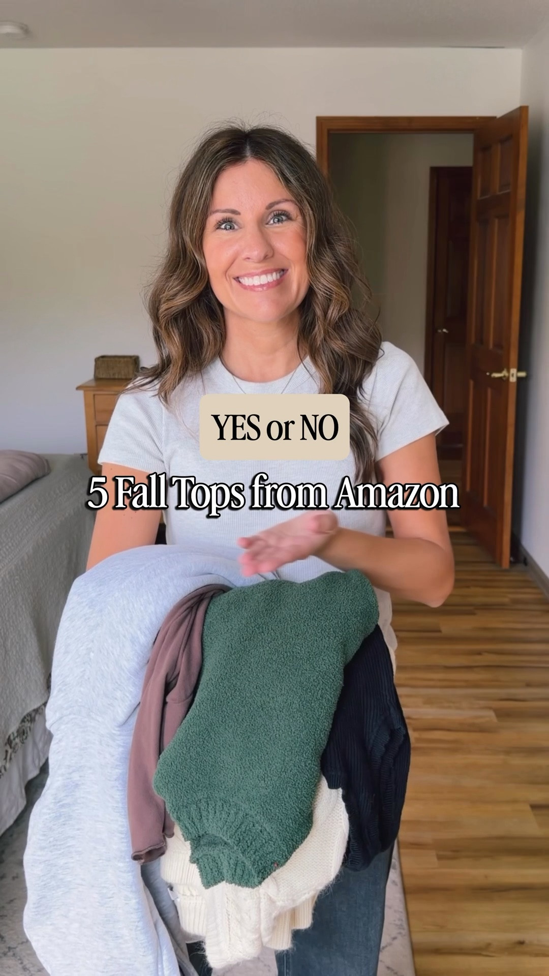 5 Fall Tops from @amazon!

Wearing size xs or small in all tops.

My jeans are size 24 short and my crocs and Seavees clogs are both size 6.