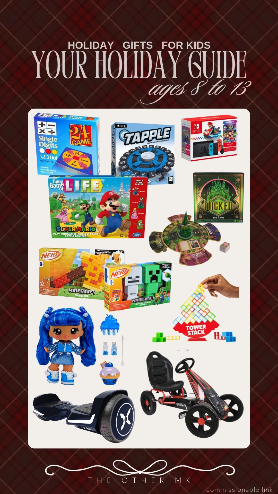 gifts for kids, gift guide, boy toys, girl toys, tween kids, board games, fun toys 

 

#LTKGiftGuide #LTKHoliday #LTKSaleAlert