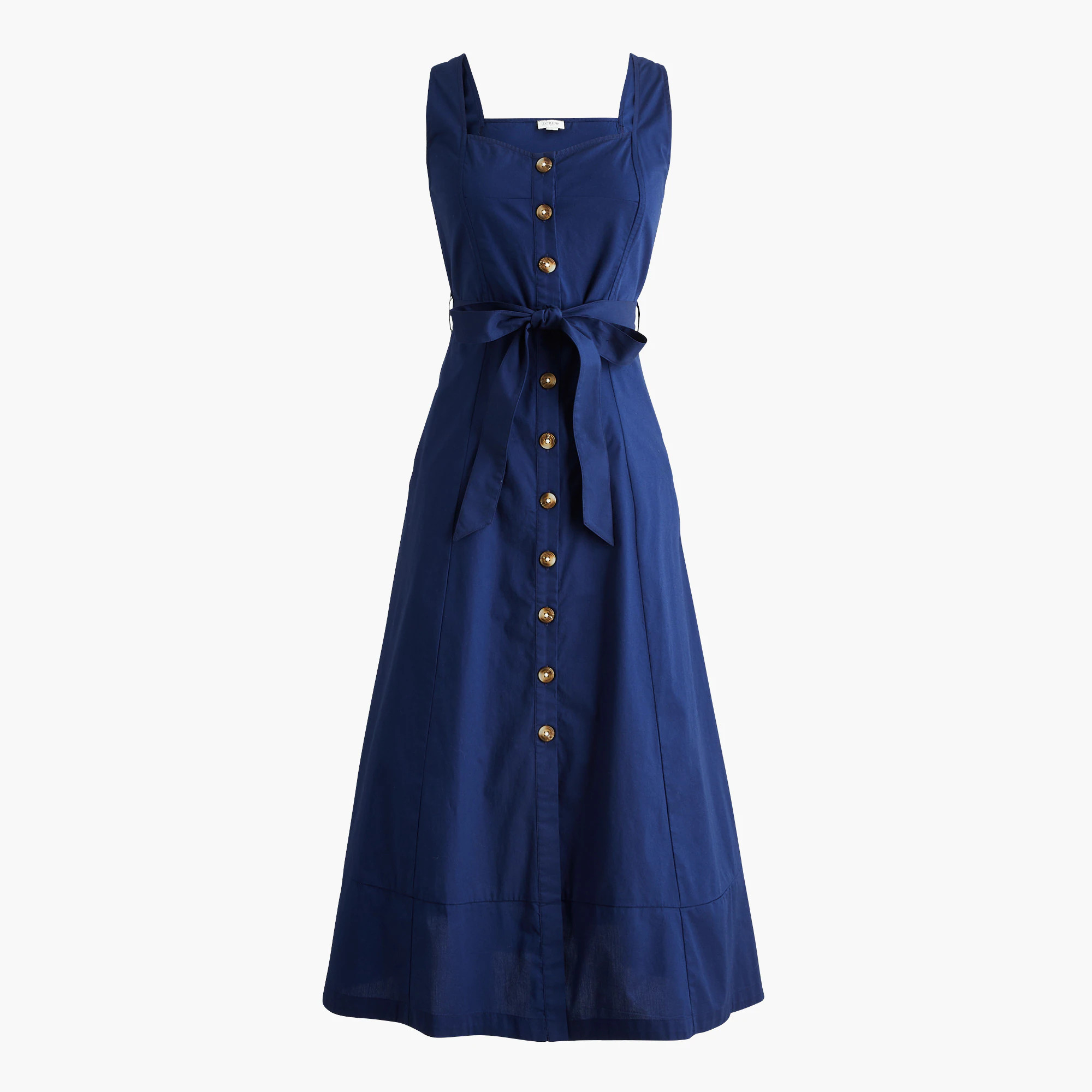 Button-front belted midi dress | J.Crew Factory