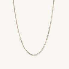 Round Box Chain Necklace - $595 | Mejuri (Global)
