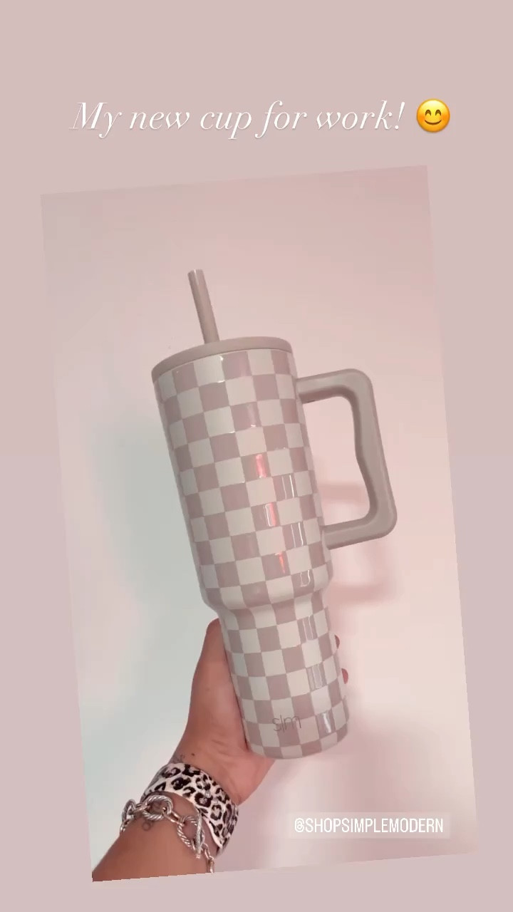 My new s|m work cup, I’m obsessed with this pattern!  Under $40 Spill proof too! 🫶🏼

#LTKunder50 #LTKFind #LTKmidsize