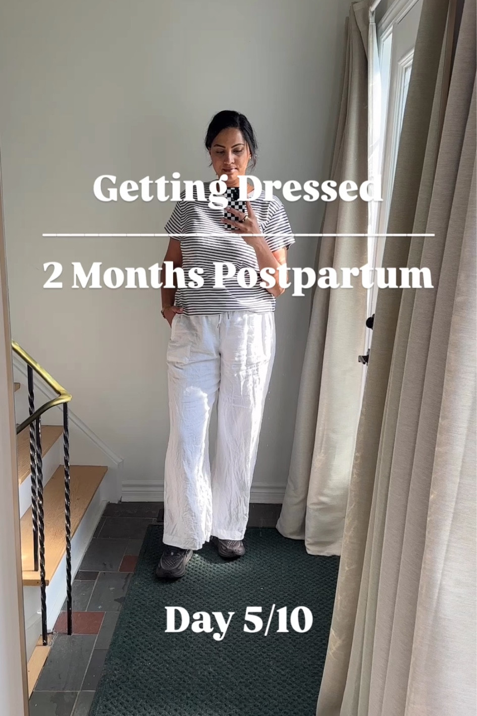Getting Dressed 2 Months Postpartum Day 5/10
Drawstring waistband and linen make these pants perfect for transitional dressing  

#LTKautumn #LTKmidsize #LTKcanada