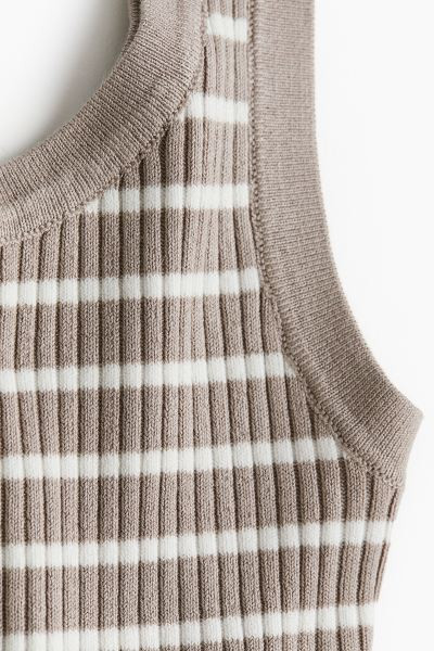 Rib-knit Tank Top | H&M (US + CA)