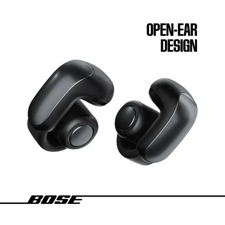 Bose Ultra Open Earbuds, Open Ear Wireless Earbuds, Black | Walmart (US)