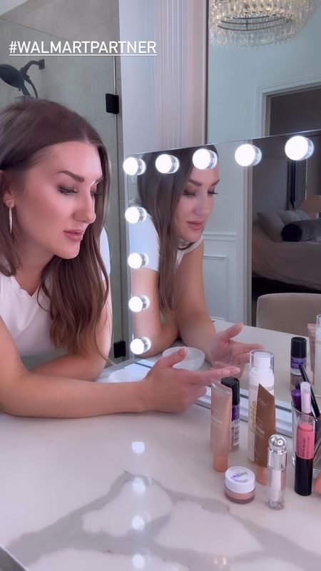 #walmartpartner Found the MAKEUP MIRROR OF MY DREAMSSSS on @Walmart during their Glow Up Beauty Event currently happening now through April 28 where you can get major savings on top rated makeup, skincare, hair care and more! 💕
#WalmartBeauty 

#LTKbeauty