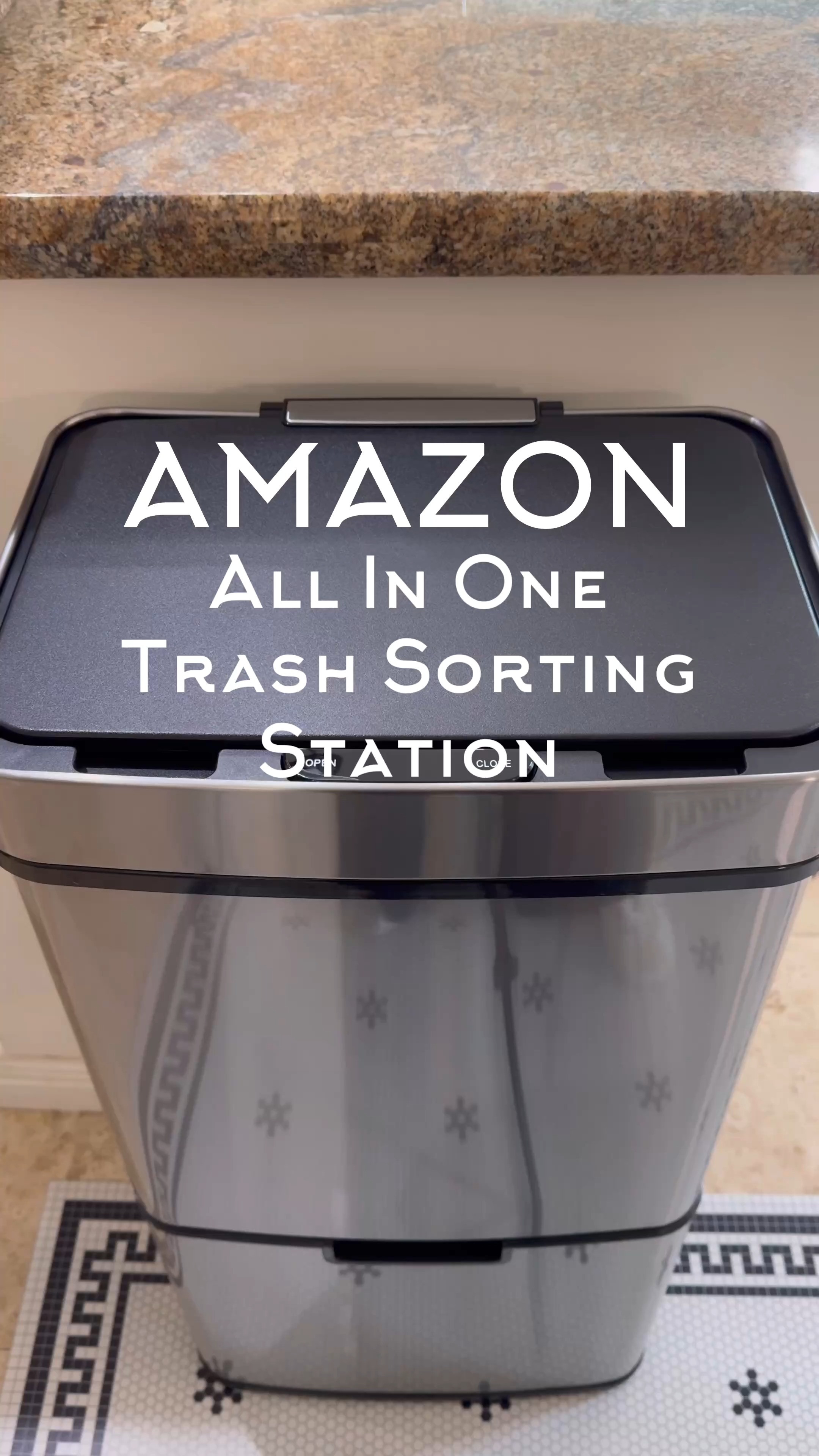 All in one Motion Sensor Trashcan & Recycling Station! 

Large capacity allows you to sort trash, recycling & compost all in one place!

Motion sensor soft open and close gives easy hands-free access!

Detachable bin for kitchen waste or compost keeps smells in!

Dual pull-out lower bins glide smoothly for easy sorting!

3-layer stainless steel is durable and anti-fingerprint layer keeps it beautiful! 

 #LTKU #LTKHome