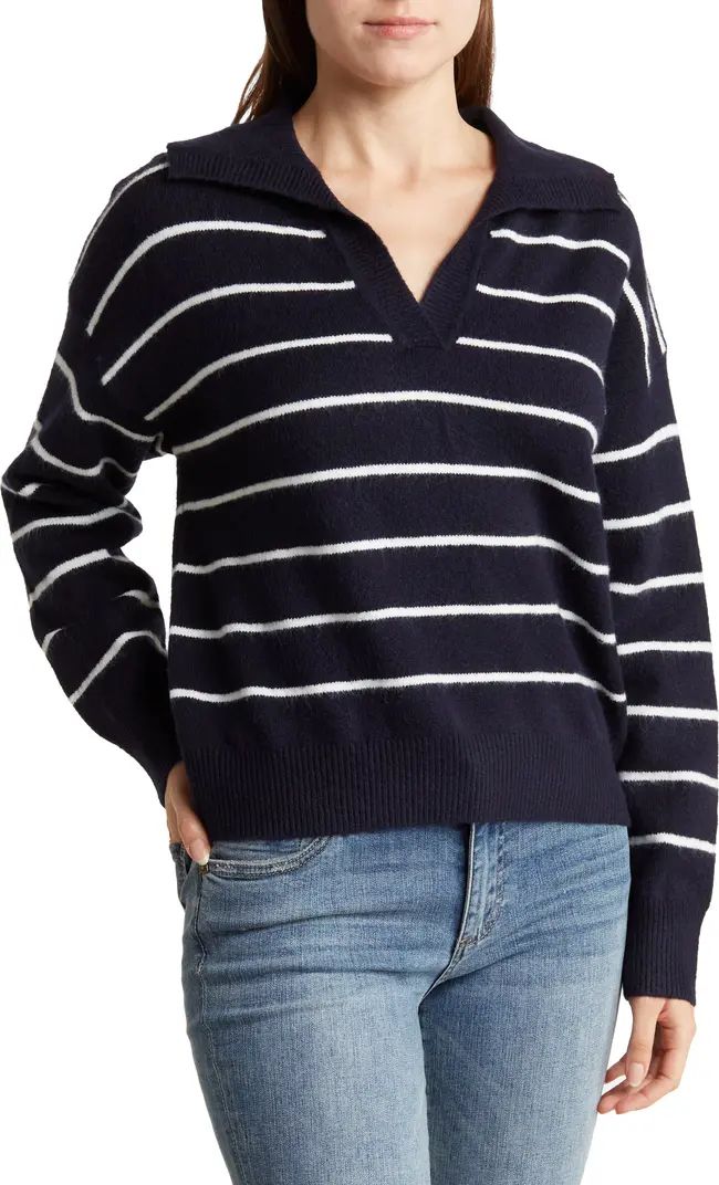 Elodie Johnny Collar Crop Sweater | Nordstromrack | Nordstrom Rack
