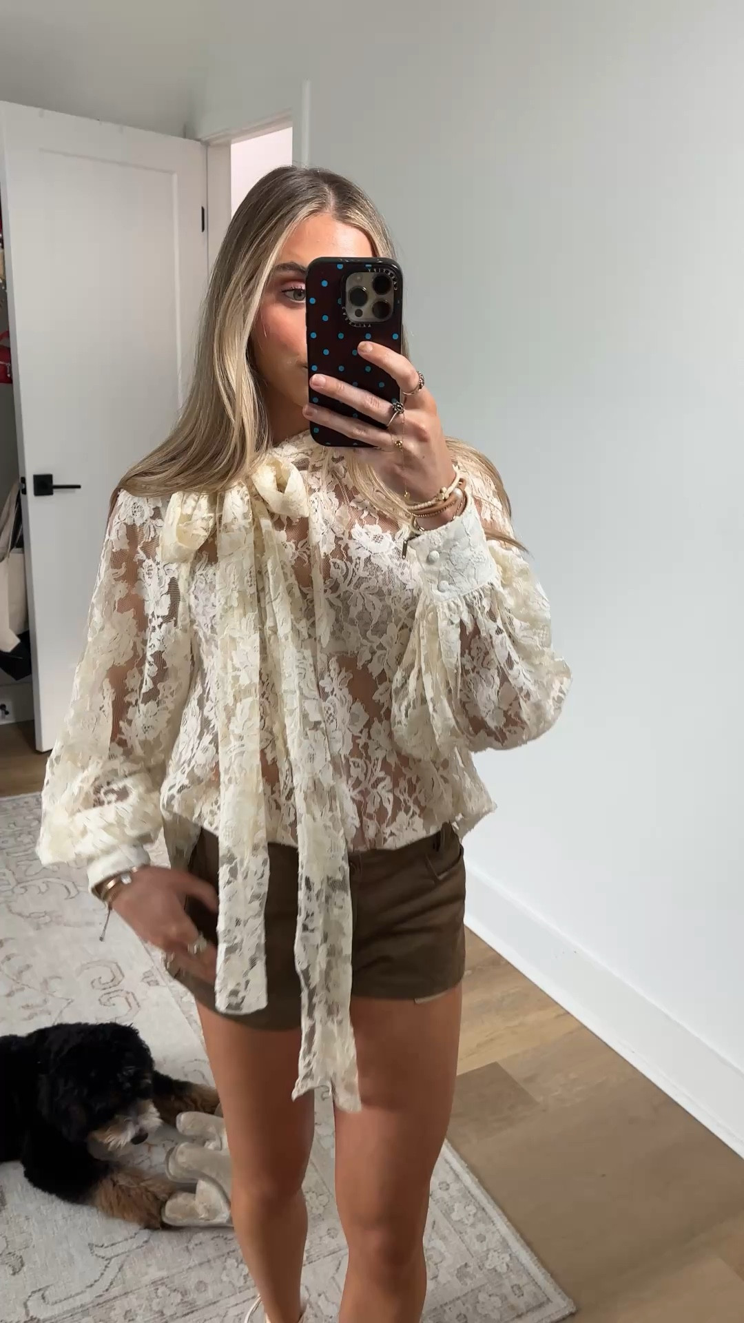 Friday night outfit! I wore my @ASTR the Label cinthya lace top with a white lace bra underneath and my @12th Tribe suede shorts (code SLOANEV10). My shoes are Amazon look for less sandals  

#LTKSeasonal #LTKootd #LTKdayinmylife