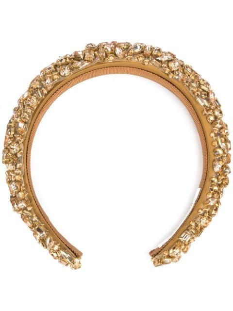 Jennifer Behr Czarina Embellished Headband - Farfetch | Farfetch Global