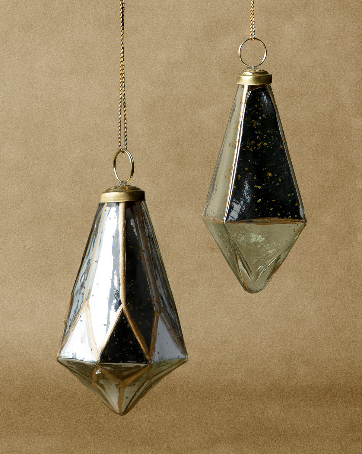 Mercury Glass Ornaments (Set of 2) | McGee & Co. (US)