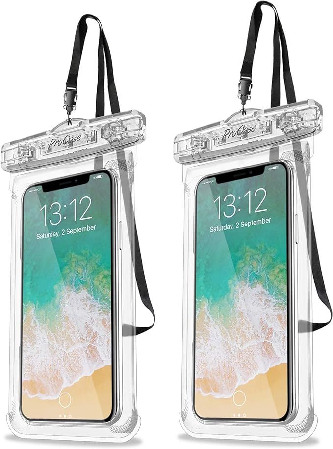 Amazon.com: ProCase Universal Waterproof Case Phone Dry Bag Pouch for iPhone 14 13 Pro Max Mini 1... | Amazon (US)