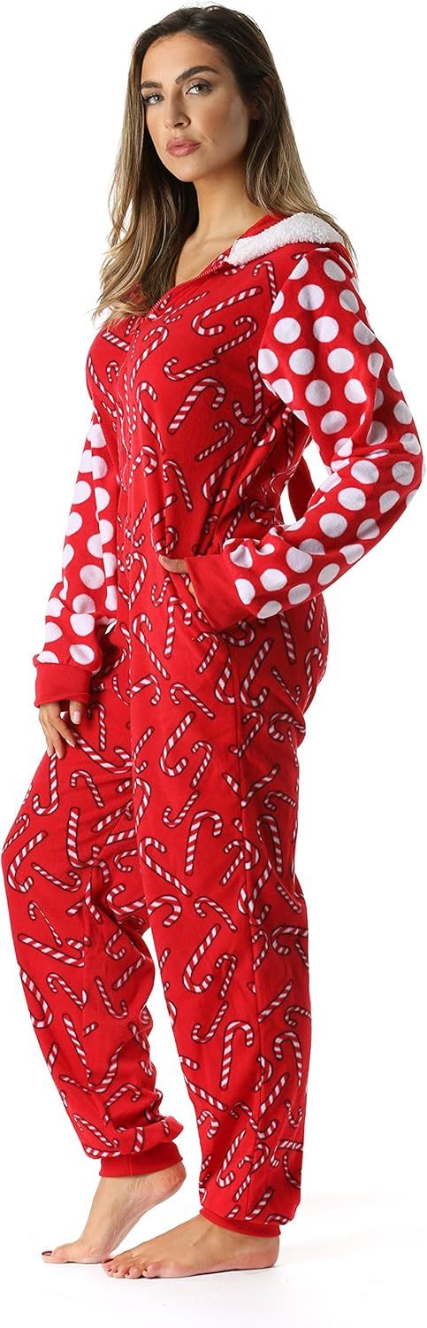 #followme Adult Christmas Onesie for Women Jumpsuit One-Piece Pajamas | Amazon (US)