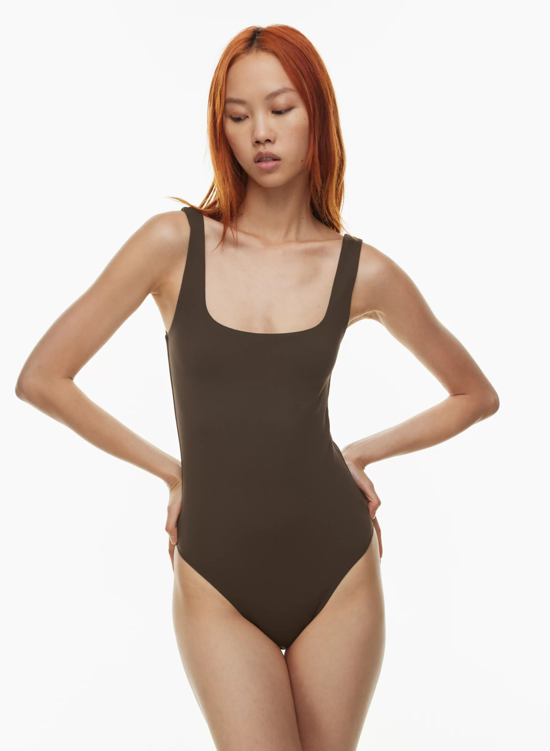 CONTOUR SQUARENECK BODYSUIT | Aritzia