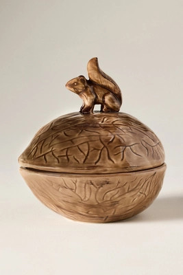Squirrel Ceramic Lidded Nut Bowl | Anthropologie (US)