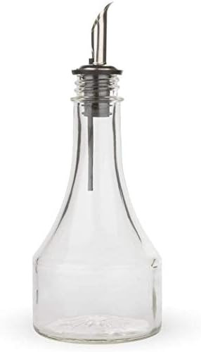 KegWorks Glass Syrup Bottle with Stainless Steel Pourer,transparent - 8 oz | Amazon (US)