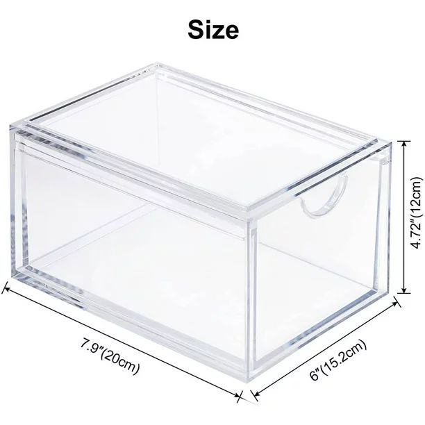 Makeup Organizer Storage,Acrylic Drawer Organizers -Pull-Out Drawer,Great for Medicine, Cosmetics... | Walmart (US)