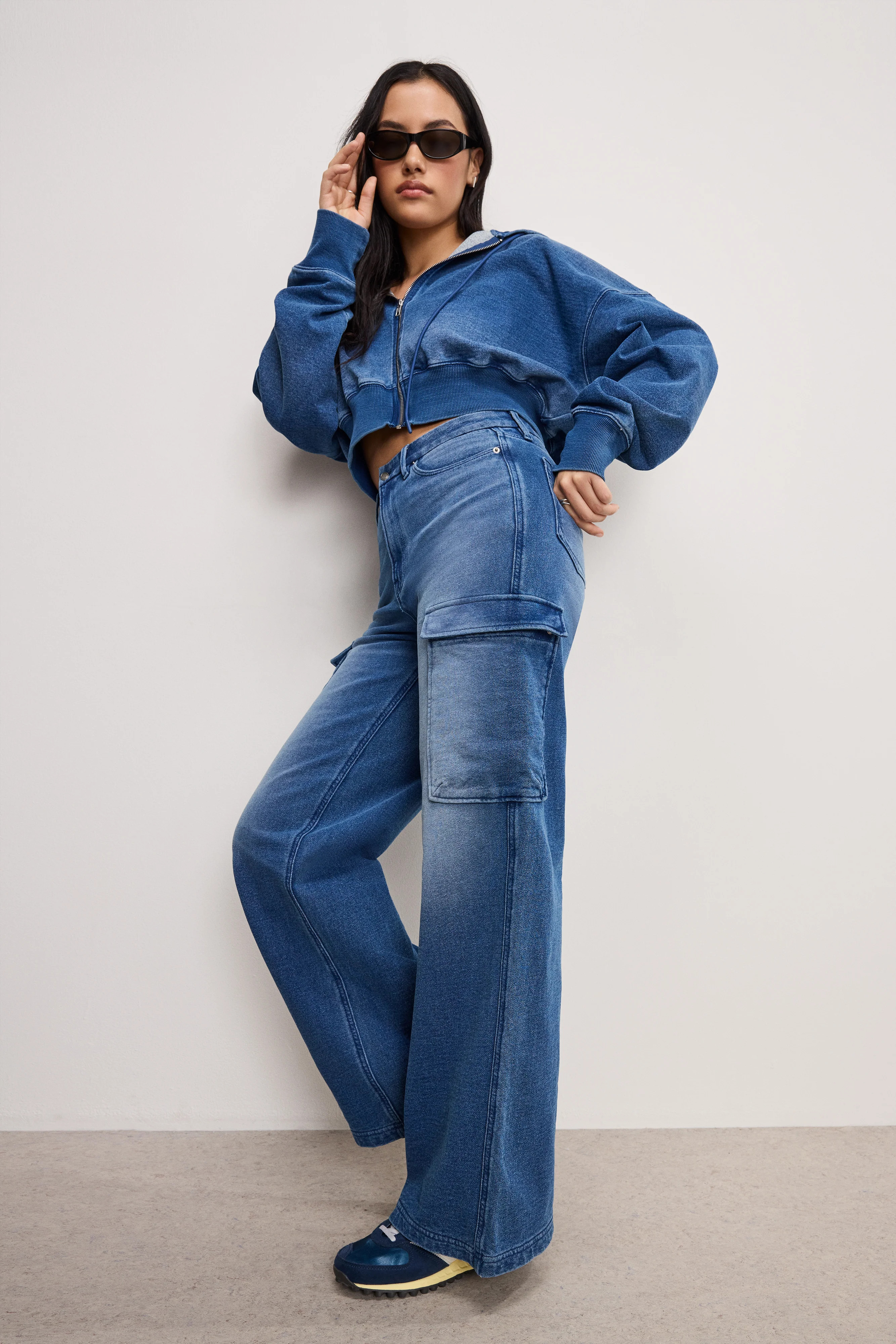 JEANIUS GOOD SKATE CARGO PANTS | INDIGO900 - GOOD AMERICAN | Good American