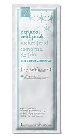 Medline MDS138055 Standard Perineal Cold Packs, 4.5" x 14.25", Pack of 24, Green | Amazon (US)