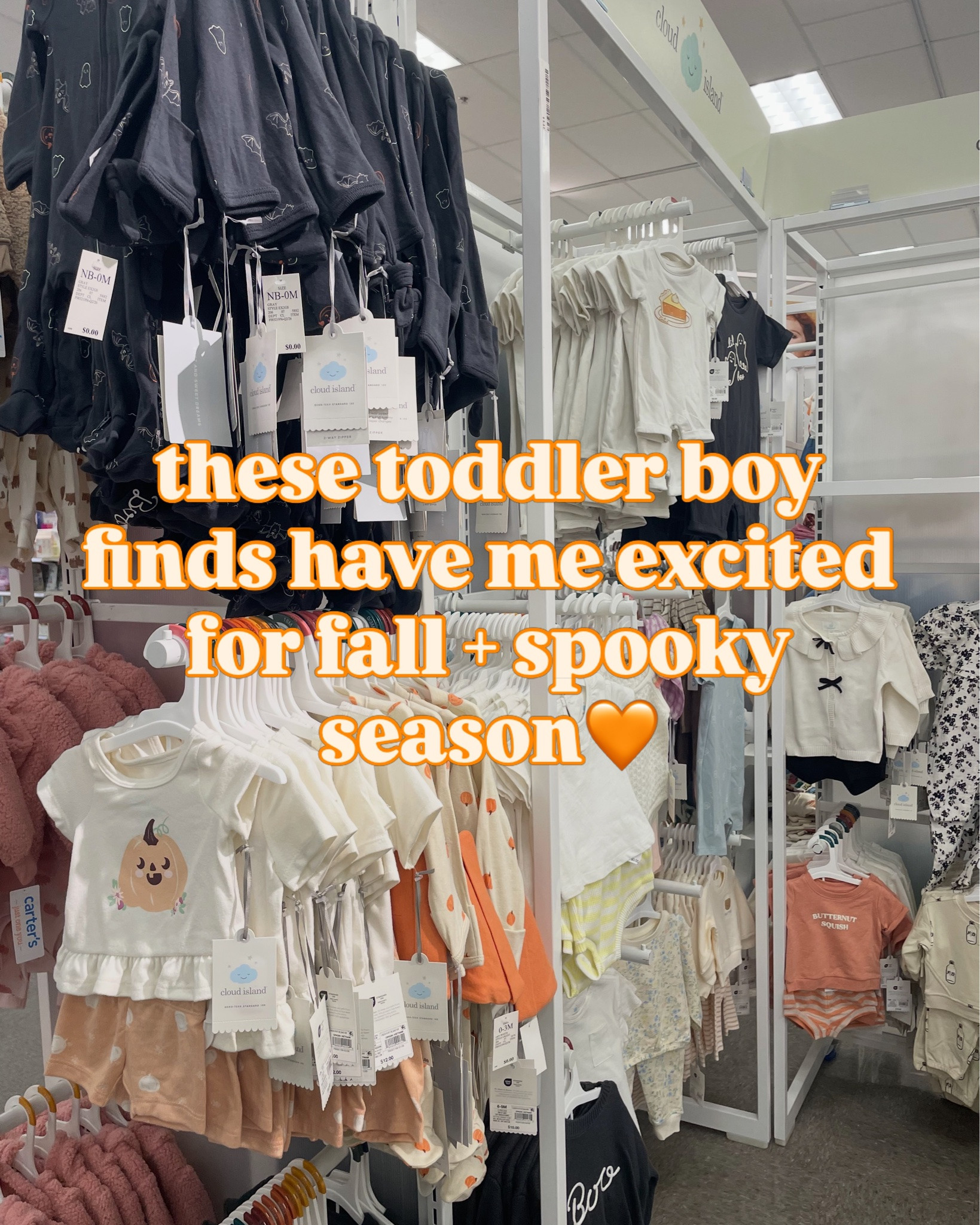 @target does it again! How cute are these baby and toddler boy finds for fall and spooky season?! 

#targetstyle #toddlerboystyle #babyboyoutfit #spookyseason #boymom @targetstyle @cloudislandbytarget @targetcatandjack

#LTKSeasonal #LTKKids #LTKBaby