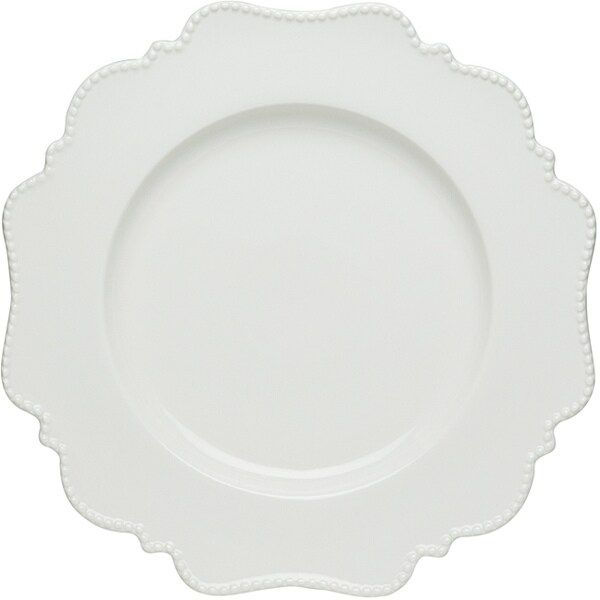 Pinpoint White Dinner Plate 11" (Set of 6) | Bed Bath & Beyond