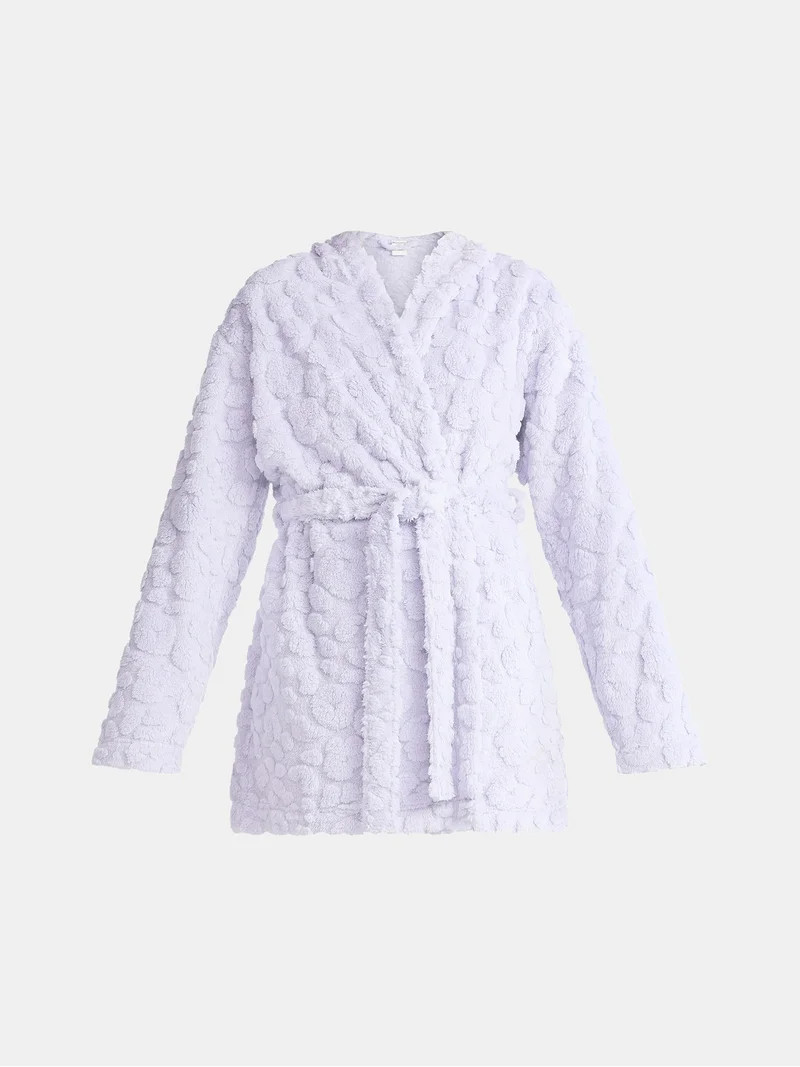 No Boundaries Hooded Robe, Women’s and Women’s Plus | Walmart (US)