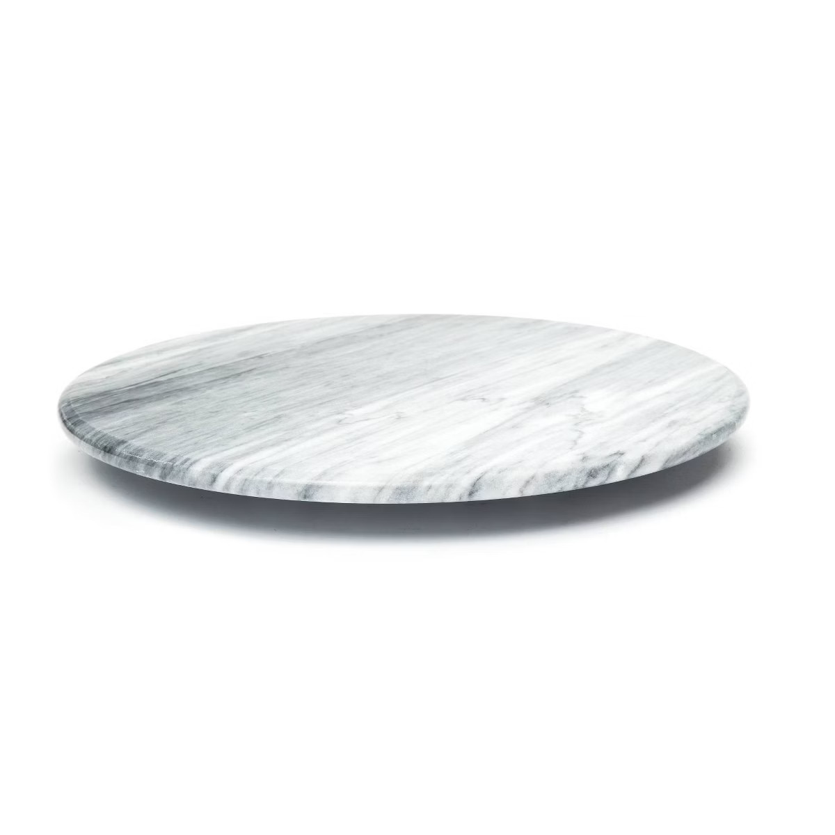 Fox Run 12" Marble Lazy Susan White : Round Marble Turntable, Serving Tray, Hand Wash | Target