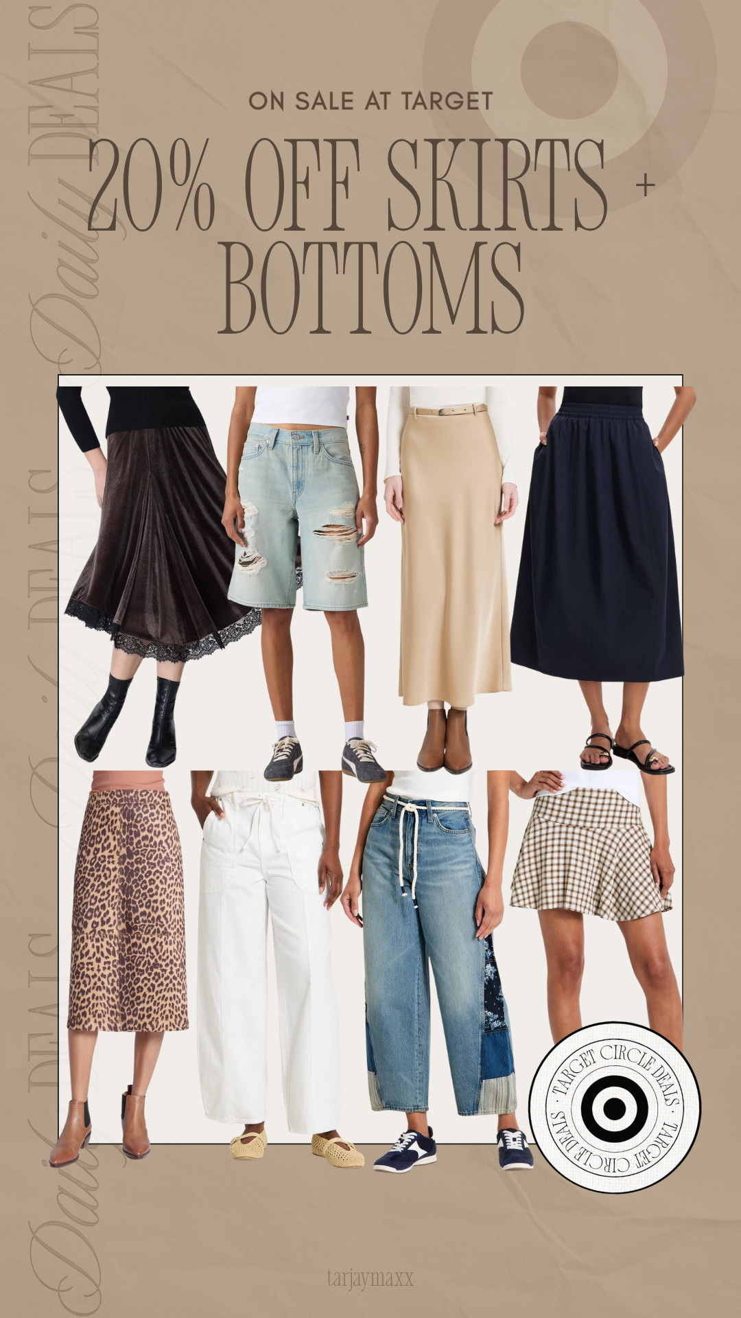Target skirts and bottoms are 20% off and this is the time to stock up on bottoms for spring 🎯 summer outfits
country concert outfits, date night outfits, summer outfits, teacher appreciation gift, business casual workwear, graduation dresses, vacation outfits beach, work outfits, plus size fashion, travel outfits, target skirts, target bottoms, denim shorts, midi skirts, maxi skirts, casual outfits, summer wardrobe 

 #LTKootd #LTKSeasonal #LTKWorkwear