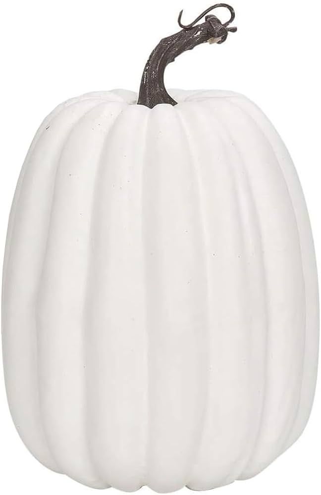 Amazon.com: Lucakuins 8 Inch Large Artificial Pumpkins DIY White Decorative Foam Pumpkins Cute Fa... | Amazon (US)