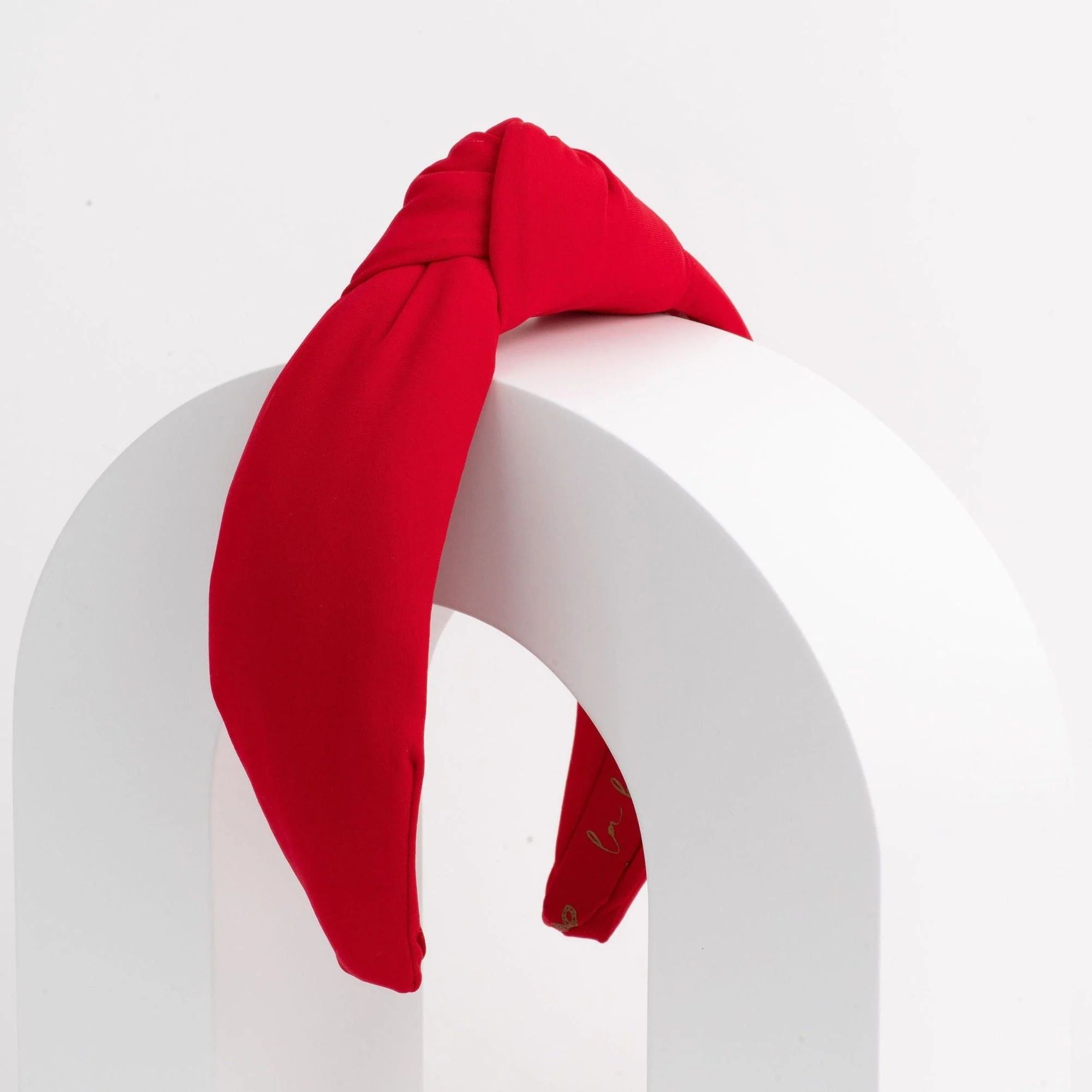Red Neoprene Knotted Headband | La Bella Shop