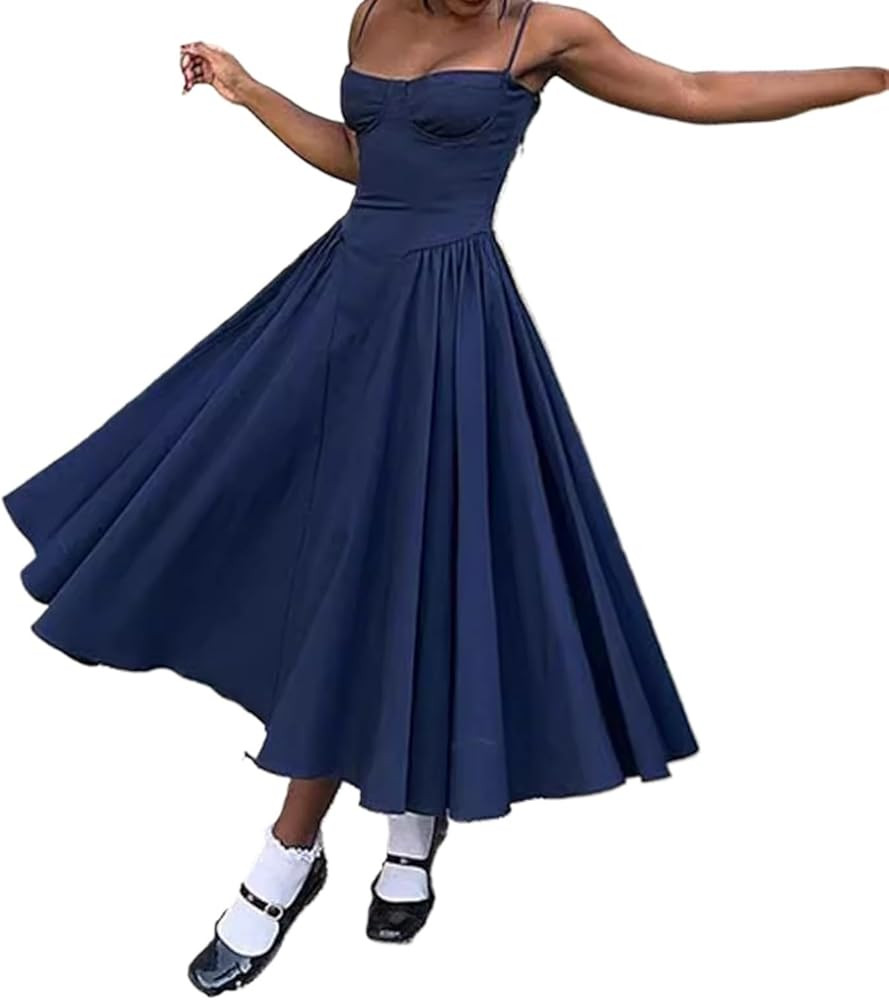 Y2k Dress Dress for Women Slip Dress Corset Dress Maxi Dress Drop Waist Dress Women Casual Dresse... | Amazon (US)