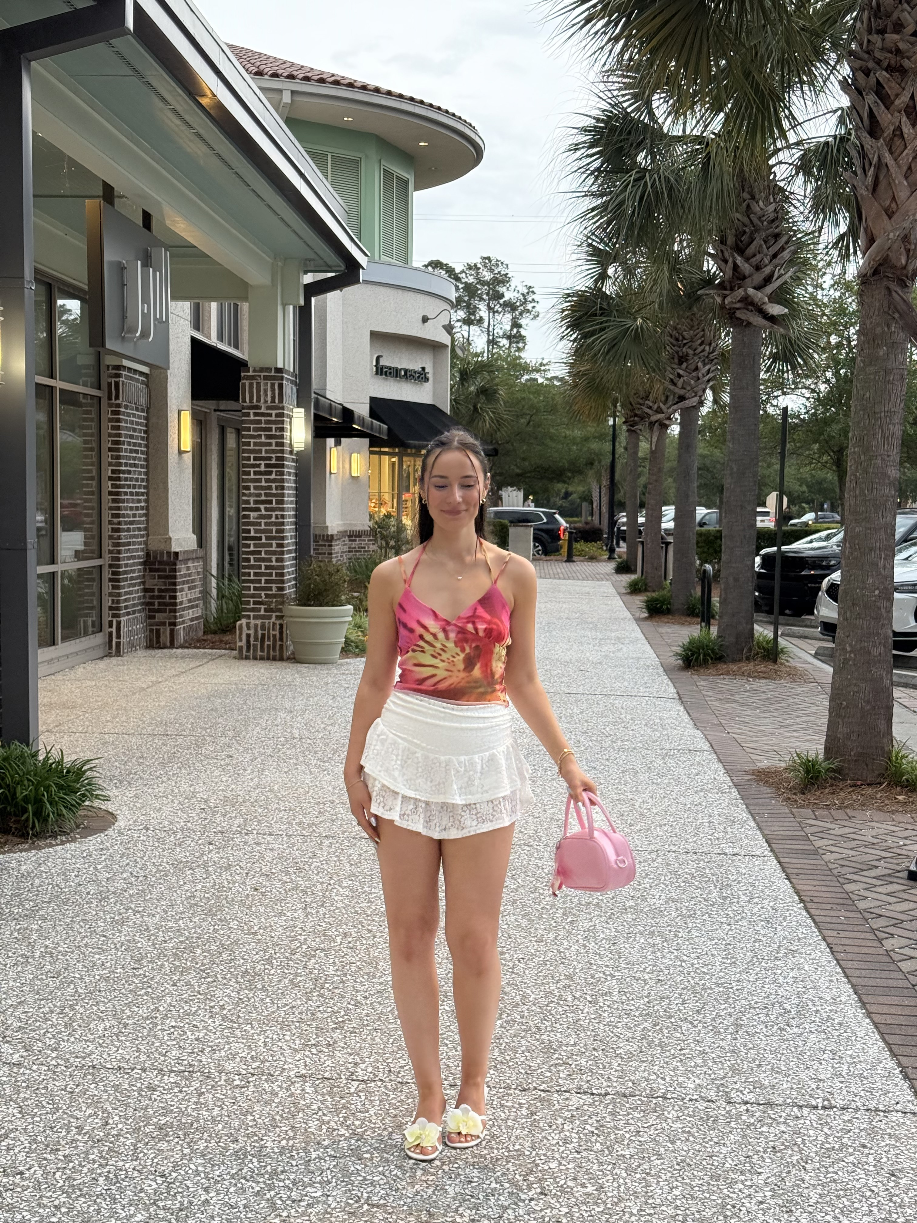 summer outfits, summer outfits 2024, summer fashion, august outfit, casual summer outfits, spring outfit ideas, cute summer outfits, cute casual outfit, date night outfit, date night outfits, vacation outfit, resort outfit, spring outfit, resort wear, clean girl,  new york outfit, nyc outfit, summer outfits, summer tops, european summer outfit, east coast summer, mesh top, halter top, vacation top, summer top, white lave skirt, micro skirt, white kitten heels, floral kitten heels, cruise outfit, summer outfit, vacation outfit,

#LTKFindsUnder50