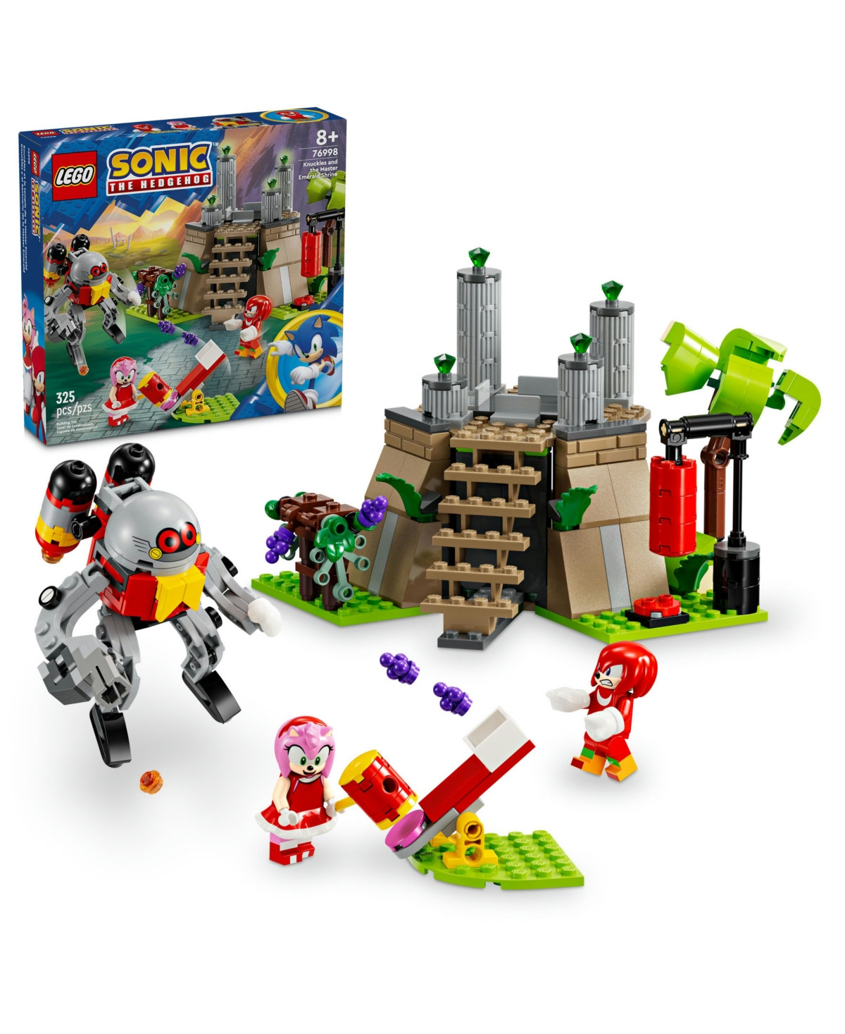Lego Sonic the Hedgehog Knuckles and the Master Emerald Shrine 76998 - Multi Color | Macy's
