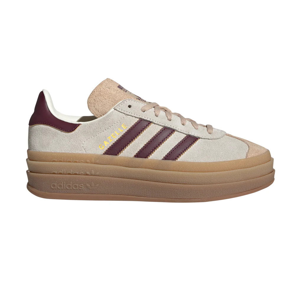 Shop Beige Womens Gazelle Bold Shoes | Shoebacca