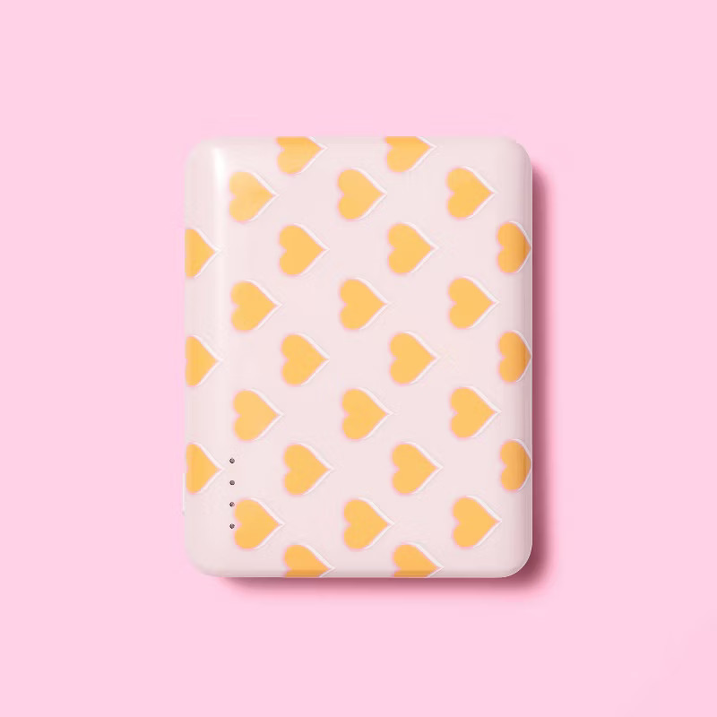 Stoney Clover Lane x Target 8000mAh Hearts Power Bank - Light Pink/Orange | Target