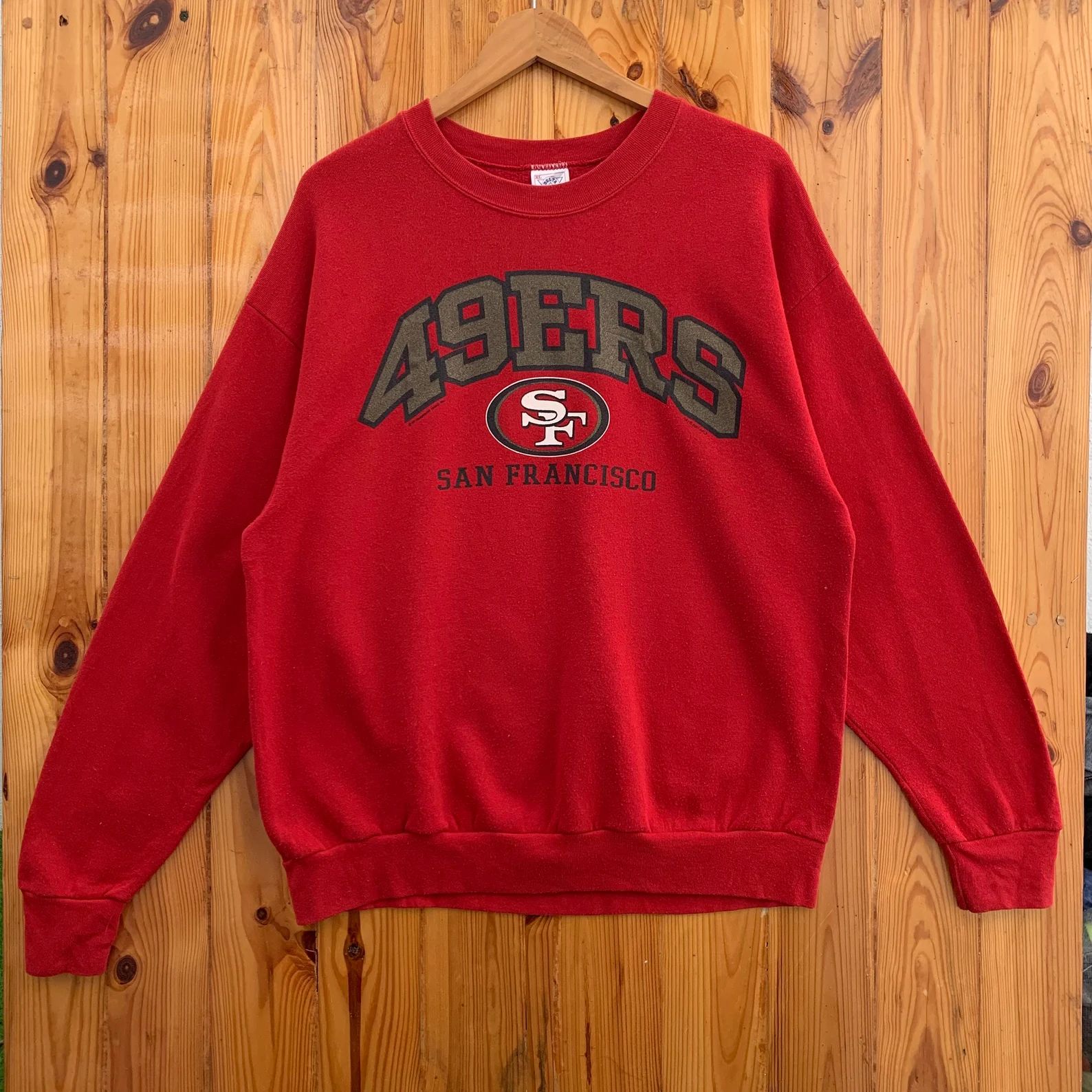 Vintage 49ERS sweatshirt crewneck vintage nfl 49ers pullover big logo vintage nfl crewneck vintag... | Etsy (US)