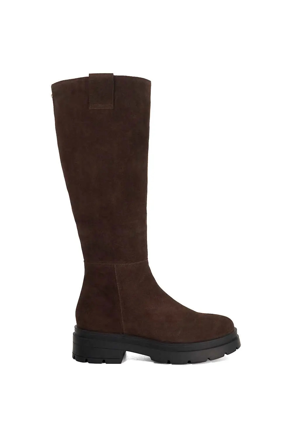 Boots | 'Tiger' Suede Knee High Boots | Dune London | Debenhams UK