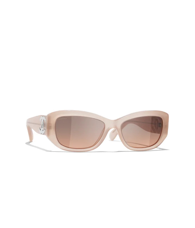 Sunglasses: Rectangle Sunglasses, acetate — Fashion | CHANEL | Chanel, Inc. (US)