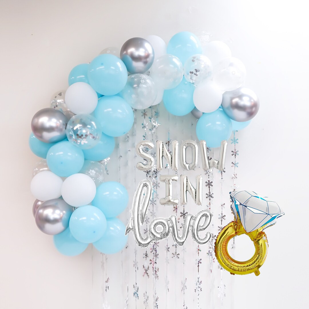 Snow in Love Balloon, Snow in Love Bachelorette, Winter Bachelorette Party, Winter Themed Bridal ... | Etsy (US)
