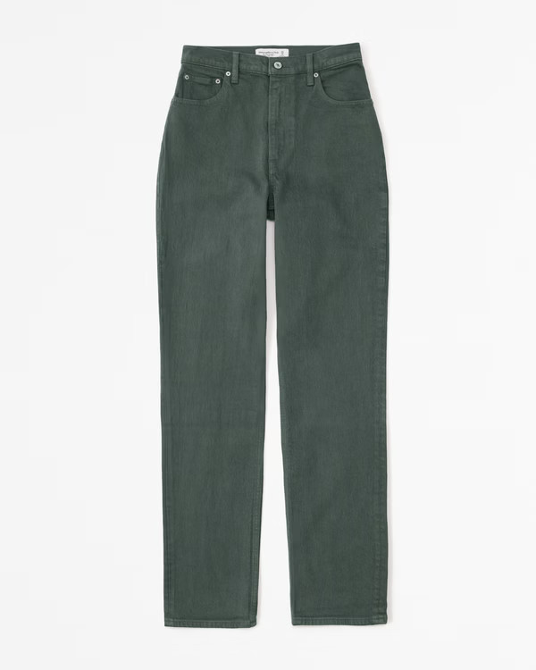 Women's Ultra High Rise 90s Straight Jean | Women's Bottoms | Abercrombie.com | Abercrombie & Fitch (US)