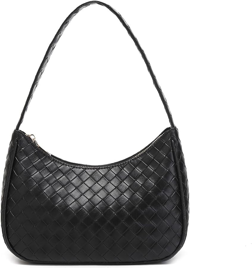 Shoulder Bags for Women, Cute Hobo Tote Handbag Mini Clutch Purse with Zipper Closure | Amazon (US)