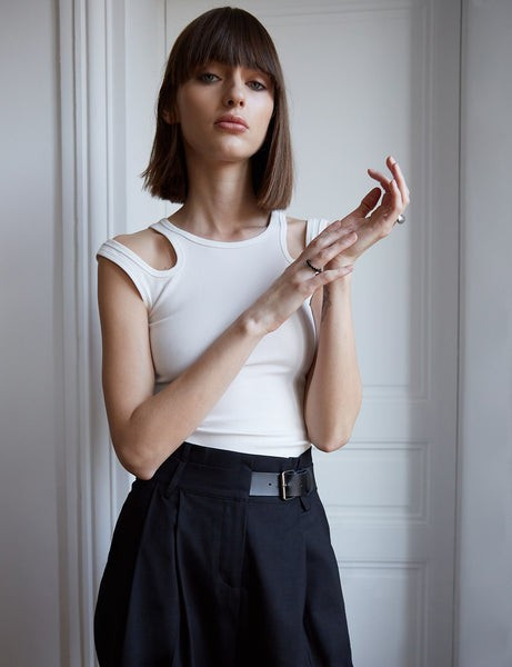 Flo Cut-Out Tank-PREORDER | Pixie Market