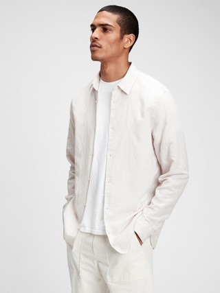 Linen-Cotton Shirt | Gap (US)