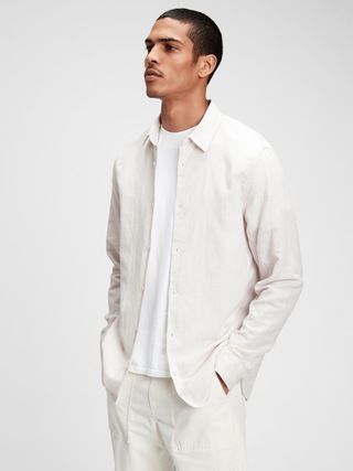 Linen-Cotton Shirt | Gap (US)